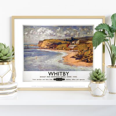Whitby - British Railways - Stampa d'arte premium 11 x 14".
