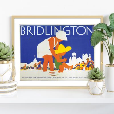 Bridlington - Lner - Impresión de arte premium de 11X14"