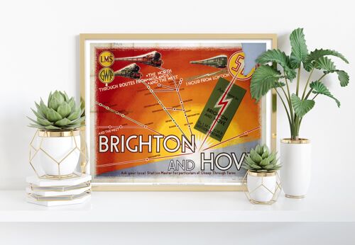 Brighton And Hove - 11X14” Premium Art Print