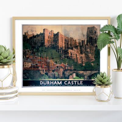 Durham Castle – Premium-Kunstdruck im Format 11 x 14 Zoll