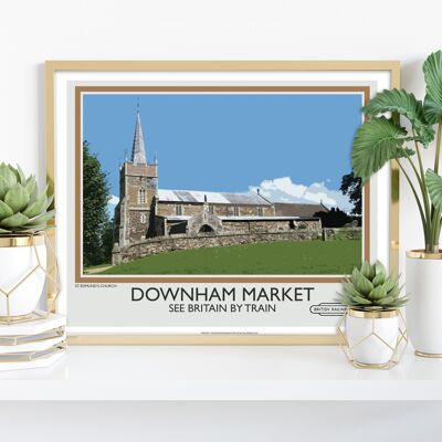 Downham Market - See Britain By Train - Premium Art Print