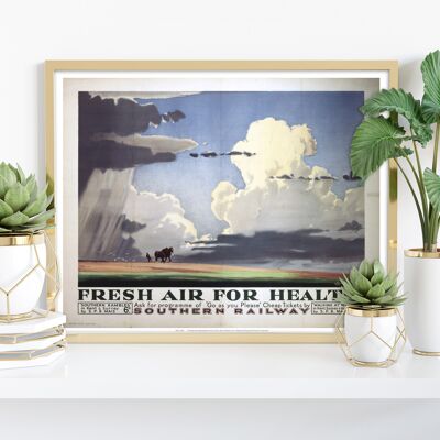 Aria fresca per la salute - Stampa artistica premium 11X14".