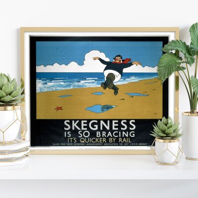 Skegness Is So Bracing – Premium-Kunstdruck im Format 11 x 14 Zoll