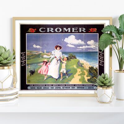 Cromer – Wo die roten Mohnblumen geboren werden – Premium-Kunstdruck
