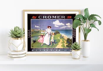 Cromer - Où naissent les coquelicots rouges - Impression d'art premium