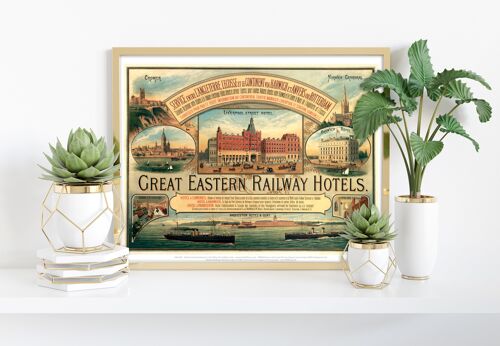 Great Eastern Railway Hotels - 11X14” Premium Art Print