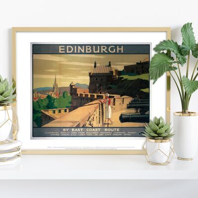 Edinburgh Battlements - 11X14” Premium Art Print
