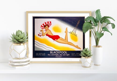 Blackpool, Gay And Bright - 11X14” Premium Art Print