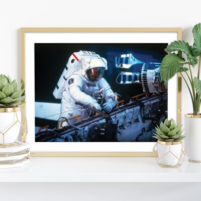Astronauta - Impresión de arte premium de 11X14”