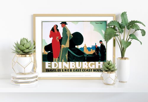 Edinburgh Couple By Cannon - 11X14” Premium Art Print