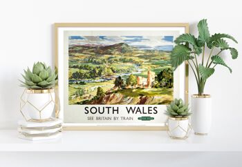 Galles du Sud, voir la Grande-Bretagne en train - 11X14" Premium Art Print
