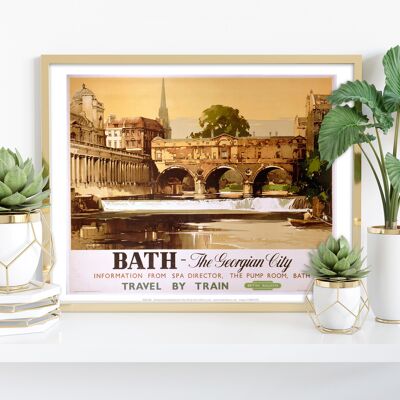 Bath – The Georgian City – Premium-Kunstdruck im Format 11 x 14 Zoll