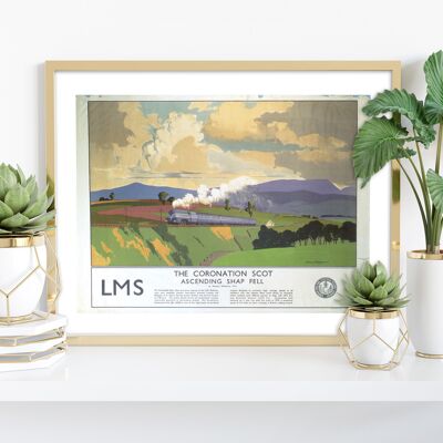 The Coronation Scot Ascending Shap Fell - Premium Art Print