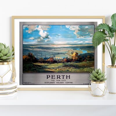 Perth, The Fair City – Premium-Kunstdruck im Format 11 x 14 Zoll
