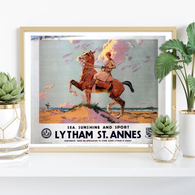 Lytham St Annes - Mer, soleil et sport - Impression artistique