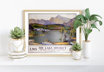 The Lake District - Pour le repos et l'imagination tranquille Impression artistique