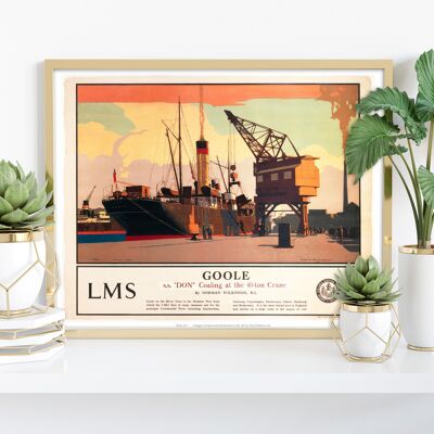 Goole - Ss Don Coaling - 11X14” Premium Art Print