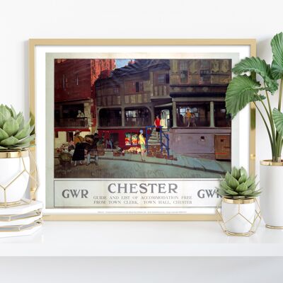Chester Gwr - Impresión de arte premium de 11X14"