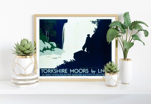 Yorkshire Moors By Lner - 11X14” Premium Art Print
