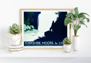Yorkshire Moors par Lner - 11X14" Premium Art Print