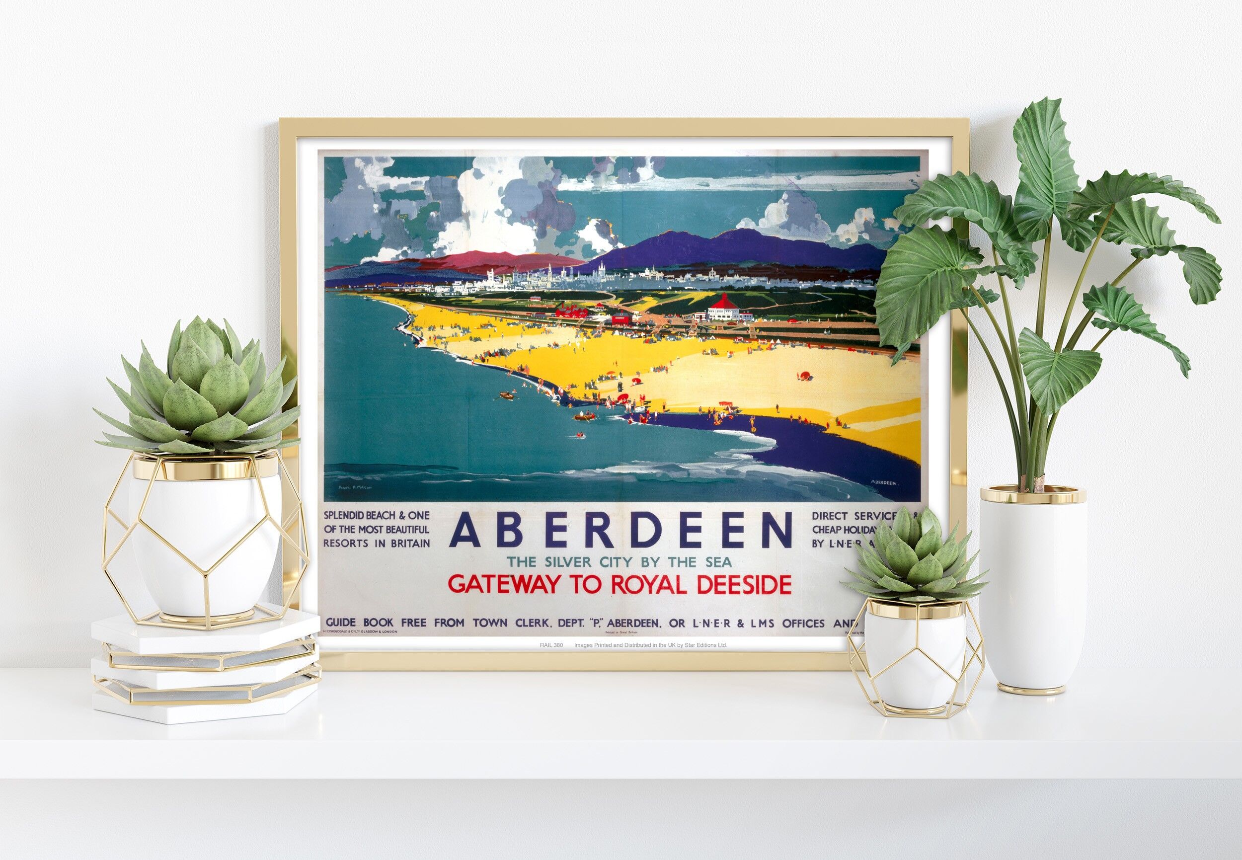 Aberdeen, Gateway to Royal Deeside – Premium-Kunstdruck