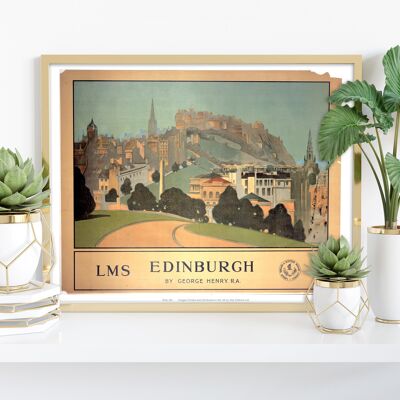 Edinburgh – Premium-Kunstdruck im Format 11 x 14 Zoll