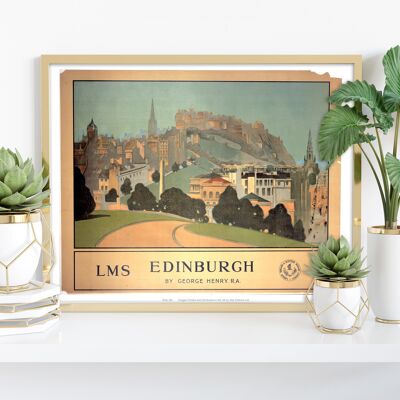 Edimburgo - Stampa artistica premium 11 x 14".