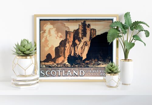 Scotland By East Coast Route - 11X14” Premium Art Print