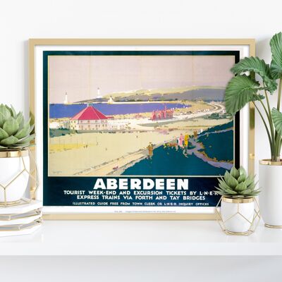 Aberdeen – Premium-Kunstdruck im Format 11 x 14 Zoll