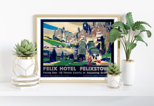 Felix Hotel, Felixstowe - 11X14” Premium Art Print