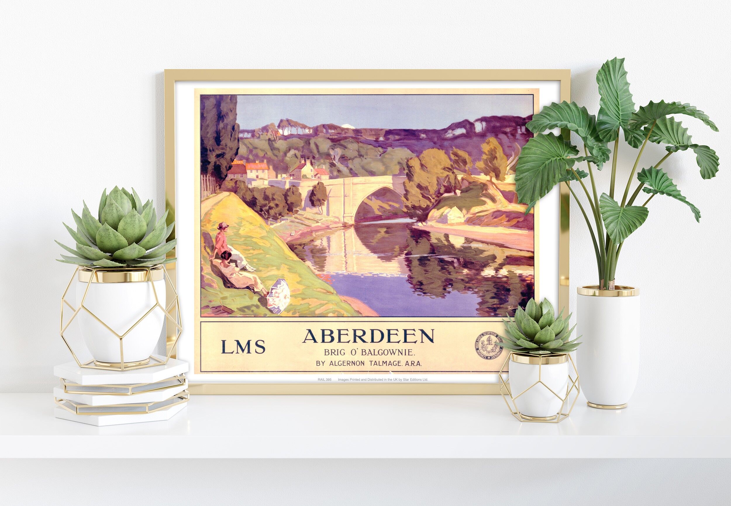 Aberdeen, Brig O'Balgownie - Stampa artistica premium 11 x 14".