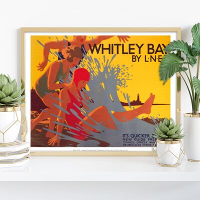 Whitley Bay von Lner – Premium-Kunstdruck im Format 11 x 14 Zoll