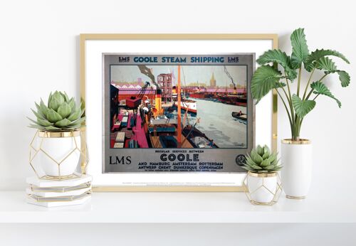 Goole Steam Shipping - 11X14” Premium Art Print