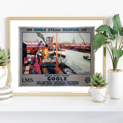 Goole Steam Shipping - 11X14” Premium Art Print