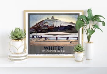 Whitby, c'est plus rapide en train - 11X14" Premium Art Print