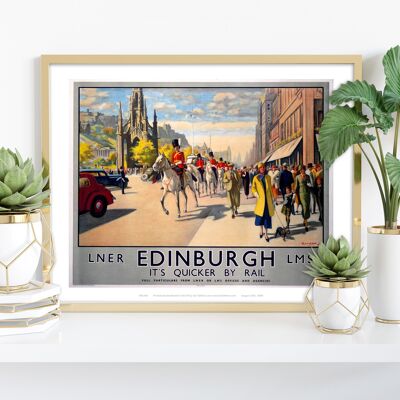Fodera Edimburgo - Stampa d'arte premium 11 x 14".