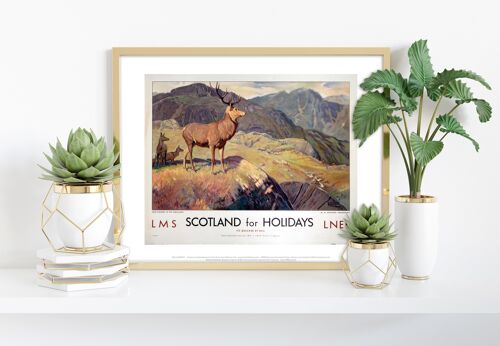 Scotland For Holidays - 11X14” Premium Art Print