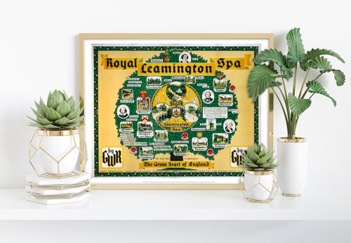 Royal Leamington Spa - Green Heart Of England - Art Print