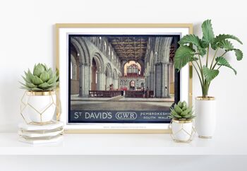 St. David's - Pembrokeshire Galles du Sud - Impression artistique Premium