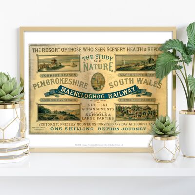 Pembrokeshire South Wales - Maenclochog Railway Art Print