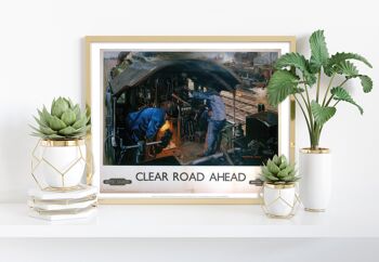 Clear Road Ahead - Château de Monmouth - Impression artistique Premium