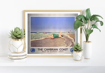 La côte cambrienne - Miles of Glorious Sands - Impression artistique