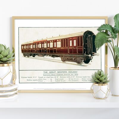 Composite Brake Corridor - Great Western Railway Art Print