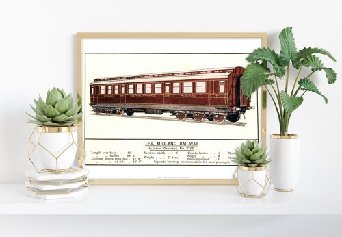 Sleeping Carriage No. 2765 - Midland Railway - Art Print