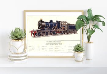 Locomotive de passagers express - Great Eastern Railway Impression artistique