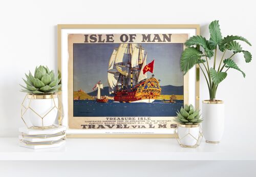Isle Of Man - Treasure Isle - 11X14” Premium Art Print