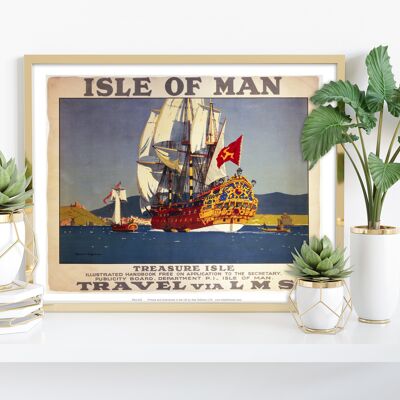 Isle Of Man - Treasure Isle - 11X14” Premium Art Print