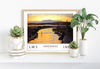 Coucher de soleil à Inverness - 11X14" Premium Art Print