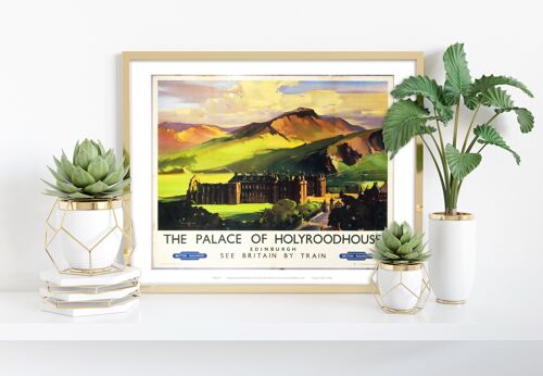 Holyroodhouse Palace Edinburgh - British Railways Art Print