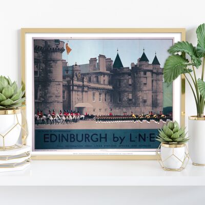 Der Palast von Holyroodhouse - Edinburgh von Lner Kunstdruck